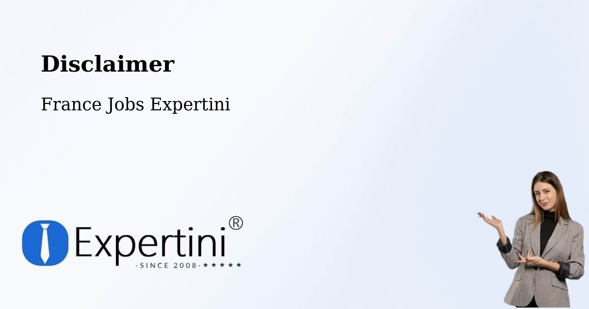 Disclaimer – Verdun - France Jobs Expertini